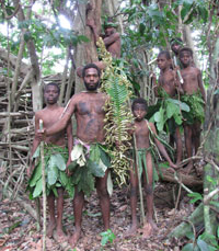 Chief & children of Sleeping mountain 