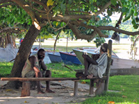 Port Olry villagers