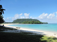 Port Olry beach and island