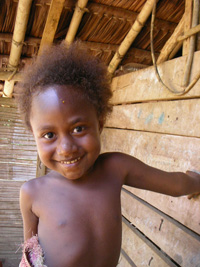 Pikinini in Vil Vil Village